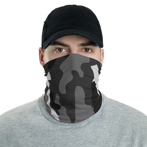 Gray Camo Neck Gaiter