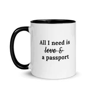 Passport Mug with Color Inside